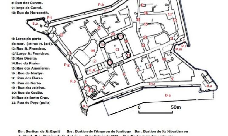 plan de la cité portugaise